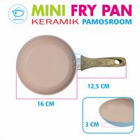 Gambar Pamosroom Mini Frypan 16cm Anti Lengket Mini Wok Pan Motif Kayu 16 cm - 20 Pink Idc dari pamosroom undefined 2 Tokopedia