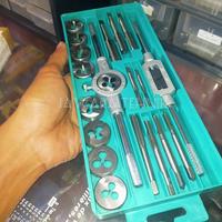 Gambar tap set senai tap ulir drat baut lengkap 20pcs M3-12 for bengkel dari jawara tehnik undefined 1 Tokopedia