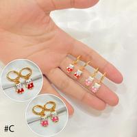Gambar Anting Anak Cat Lapis Emas Aksesoris Perhiasan - #C, Pink dari Noin Accessories Offcial Store undefined 4 Tokopedia