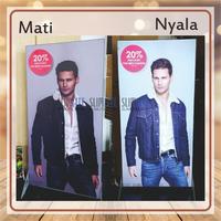Gambar Slim Light Box 60x70cm Indoor 2 Sisi - LED Neon Box Display dari SLIMLITE undefined 3 Tokopedia