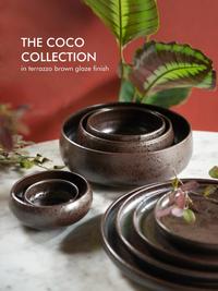Gambar Dinner Set / Set Peralatan Makan Jenggala Coco Coklat dari Jenggala Keramik Bali undefined 4 Tokopedia