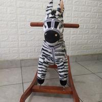 Gambar Rocking kuda zebra jungkat jungkit kuda kudaan dari Mabiz Toys undefined 4 Tokopedia