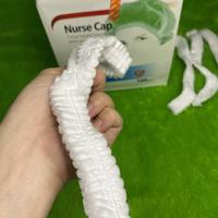 Gambar PENUTUP KEPALA / PENUTUP RAMBUT / PELAPIS HELM OJEK / NURSE CAP - Putih dari CLIGER SHOP undefined 2 Tokopedia