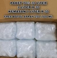 Gambar PAKET ALKOHOL 70% & 96% 1 LITER X 30 ( 30 LITER ) - 70% 30 LITER dari CLIGER SHOP undefined 1 Tokopedia