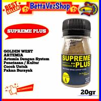 Gambar Artemia Supreme Plus 20gram / SupremePlus Golden West Kultur 20gram dari BettaVezshop1 undefined 1 Tokopedia