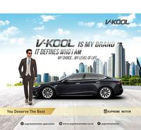 Gambar Kaca film mobil kombinasi v-kool + solar gard black phantom (optional) dari Supreme Motor undefined 1 Tokopedia