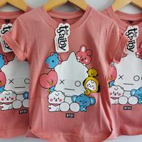 Gambar Baju Anak Perempuan Kaos BT21 Korean Stlye Usia 1 sampai 8 Tahun - S dari kimmi_kidswear undefined 2 Tokopedia