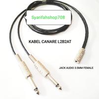 Gambar Kabel Canare L2B2AT Jack Aux 3.5mm Female M To 2 Akai Mono 0,5 Meter dari Syarifahshop708 undefined 1 Tokopedia