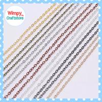 Gambar Rantai Kalung Halus Rantai Gelang Bahan Accesories Rantai Aksesoris - Gold 1.5mm dari Wimpy Craftstore undefined 1 Tokopedia