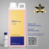 Gambar Resin Pink 1 Kg + Katalis 20 ml dari TOKO KIMIA INDOWANG undefined 1 Tokopedia