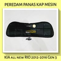 Gambar KIA RIO All New Pelindung Peredam Panas Kap Mesin Mobil VTECH + Klip - Hitam-Silver dari Solusi Vtech Thermocool undefined 2 Tokopedia