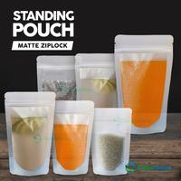 Gambar Standing Pouch LARGE Ukuran 16cm Plastik Klip Kemasan Sealer Makanan - WhiteKraftFul16 dari dkm packing undefined 5 Tokopedia