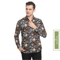 Gambar Agrapana Slimfit Baju Kemeja Batik Pria Slim Fit Lengan Panjang Bhanu - S dari Agrapana Batik undefined 1 Tokopedia