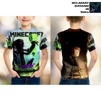 Gambar Baju Kaos Minecraft Anak Cewek dan Cowok Umur 1-10 Tahun Ukuran S-XXL - Minecraft 05, XXL dari Clamp X undefined 3 Tokopedia