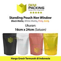 Gambar Standing Pouch LARGE Ukuran 16cm Plastik Klip Kemasan Sealer Makanan - WhiteKraftFul16 dari dkm packing undefined 4 Tokopedia