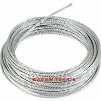 Gambar Kawat Sling Galvanis 8 mm Tali Kabel Baja Seling Wire Rope Meteran dari ragam teknik undefined 1 Tokopedia