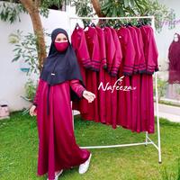 Gambar Jahit seragam tpa anak gamis custom jahit baju muslim gamis syari set dari Nafeeza Seragam undefined 4 Tokopedia
