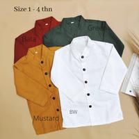 Gambar Baju Muslim Anak/Baju Koko Anak Rafa Kids/Kemeja Koko Anak Terbaru - Hijau, No. 1 dari MW Grosir Pakaian undefined 5 Tokopedia