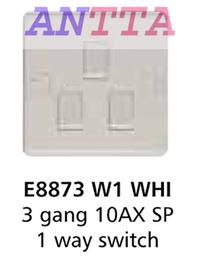 Gambar MK Ecore Saklar E8873 W1 WHI 3 Gang - 1 Way dari Antta Kalimas undefined 1 Tokopedia