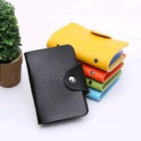 Gambar Dompet Kartu kulit 24 slot kartu card holder kulit import polos - Ungu dari Nama Deptstore undefined 1 Tokopedia