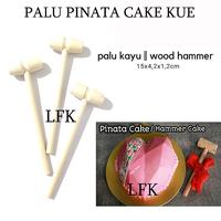 Gambar PALU HAMMER KAYU PINATA CAKE DEKORASI KUE PULUL PECAH CAKE PESTA ANAK dari LFk ONLINE undefined 1 Tokopedia