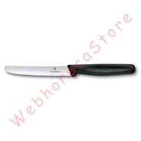 Gambar Victorinox Tomato Sausage Knife Wavy 10cm/ Pisau Tomat Sosis Gerigi - Hitam dari Webhorecastore undefined 2 Tokopedia