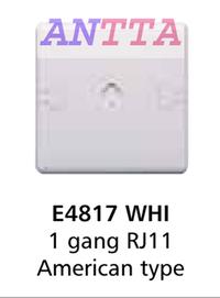 Gambar MK Ecore Telp E4817 WHI 1 Gang - RJ11 / Telephone Outlet / Stop Kontak dari Antta Kalimas undefined 1 Tokopedia