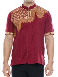 Gambar Baju Koko Lengan pendek Bordir Kualitas Premium TN 901 Biru Muda - Coklat Muda, M dari Little Esquina_NEW undefined 5 Tokopedia