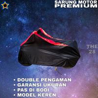 Gambar Sarung Motor VEGA ZR Hitam MERAH Body Cover Penutup Vega Zr PREMIUM dari The 28 undefined 3 Tokopedia