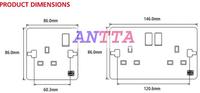 Gambar MK Ecore Telp E4817 WHI 1 Gang - RJ11 / Telephone Outlet / Stop Kontak dari Antta Kalimas undefined 2 Tokopedia