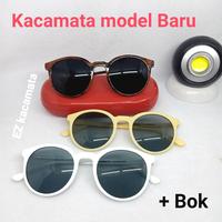 Gambar Kacamata model baru SG 2 Putih cream Coklat - Cokelat dari EZ kacamata undefined 1 Tokopedia