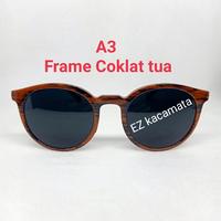 Gambar Kacamata model baru SG 2 Putih cream Coklat - Cokelat dari EZ kacamata undefined 4 Tokopedia