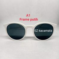 Gambar Kacamata model baru SG 2 Putih cream Coklat - Cokelat dari EZ kacamata undefined 2 Tokopedia