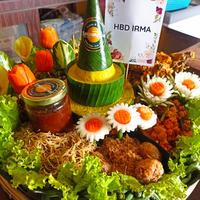 Gambar Nasi Tumpeng 10 Porsi 8 Menu - - Kertas Kado dari Kampung Kue undefined 1 Tokopedia