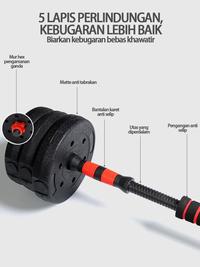 Gambar Dumbbell set peralatan fitness 20 kg dengan perlindungan lingkungan dari Our shopping home undefined 4 Tokopedia