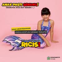 Gambar BAJU PUTRI DUYUNG MURAH EKOR MERMAID ANAK | NEW MOTIF NEMO dari Demennitip undefined 3 Tokopedia