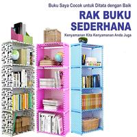 Gambar Rak Buku Portable susun 5 Stainless Steel dari Dapur DV_NEW undefined 1 Tokopedia