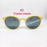 Gambar Kacamata model baru SG 2 Putih cream Coklat - Cokelat dari EZ kacamata undefined 3 Tokopedia