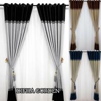 Gambar gorden jendela minimalis blackout import korden pintu ruang tamu mewah - Ungu, tinggi 260 dari tirai jendela undefined 1 Tokopedia