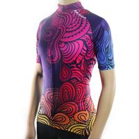 Gambar Jersey Roadbike Wanita Racmmer Short Sleeve - Quick dry Coolmax dari Kaligung Cycling Store undefined 3 Tokopedia