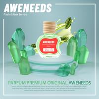 Gambar AWENEEDS Parfum Mobil Gantung Mewah Pengharum Ruangan Toilet Kamar Mandi AWN02 Premium Original 100% Botol Kaca 10ml - Vanilla dari aweneeds undefined 1 Tokopedia