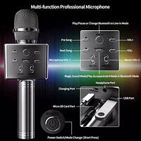 Gambar Mic karaoke ysd BLuetooth suara lebih bagus mic q7 & super bass - Rose Gold dari MGN 19 undefined 3 Tokopedia