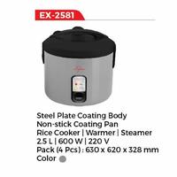 Gambar Magic Com Maspion EX2581 / Rice Cooker Maspion EX 2581 2.5ltr dari MIAMI ELEKTRONIK_NEW undefined 2 Tokopedia