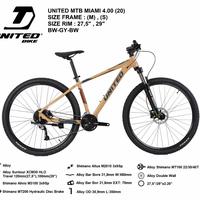 Gambar sepeda gunung 27,5/29 UNITED MIAMI 4.00 HYDROLID SHIMANO 3x9 speed ORI dari sepedamania7 undefined 1 Tokopedia
