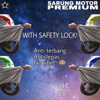 Gambar Cover Motor VESPA EXCEL Silver KOMBINASI Mantel Premium WATERPROOF - LIST MERAH dari The 28 undefined 2 Tokopedia