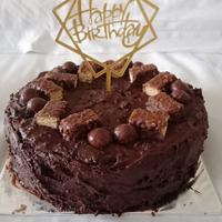 Gambar BIRTHDAY CAKE FUDGY BROWNIES (d=20cm) By Ababakuki (GOJEK/GRAB ONLY) dari ababakuki undefined 1 Tokopedia