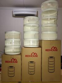 Gambar Food Storage Cover Tudung Saji Modern Susun 4 Rak Penyimpanan Makanan dari tokokudewi undefined 4 Tokopedia