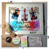 Gambar CUSTOM HAND LETTERING - KADO UNIK MURAH UNTUK WISUDA NIKAH - Putih dari mavy petshop undefined 3 Tokopedia