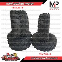 Gambar Ban ATV Ring 8 Offroad Set Depan-Belakang 18x9.50-8 dan 19x7.00-8 Set dari Mini Pocket Motor Sparepart undefined 1 Tokopedia