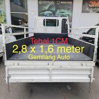 Gambar Karpet Karet Alas Bak Mobil Truk Pick Up Isuzu Traga Tebal 1 cm - POLOS dari Gemilang Auto ID undefined 1 Tokopedia
